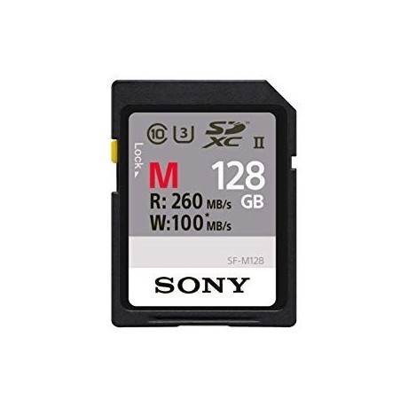 SONY CARTE SDXC 128GB TYPE M  (CLASS 10 UHS-II 260MB/S)